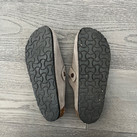 birkenstock boston clog suede grey - Picture 4 of 5